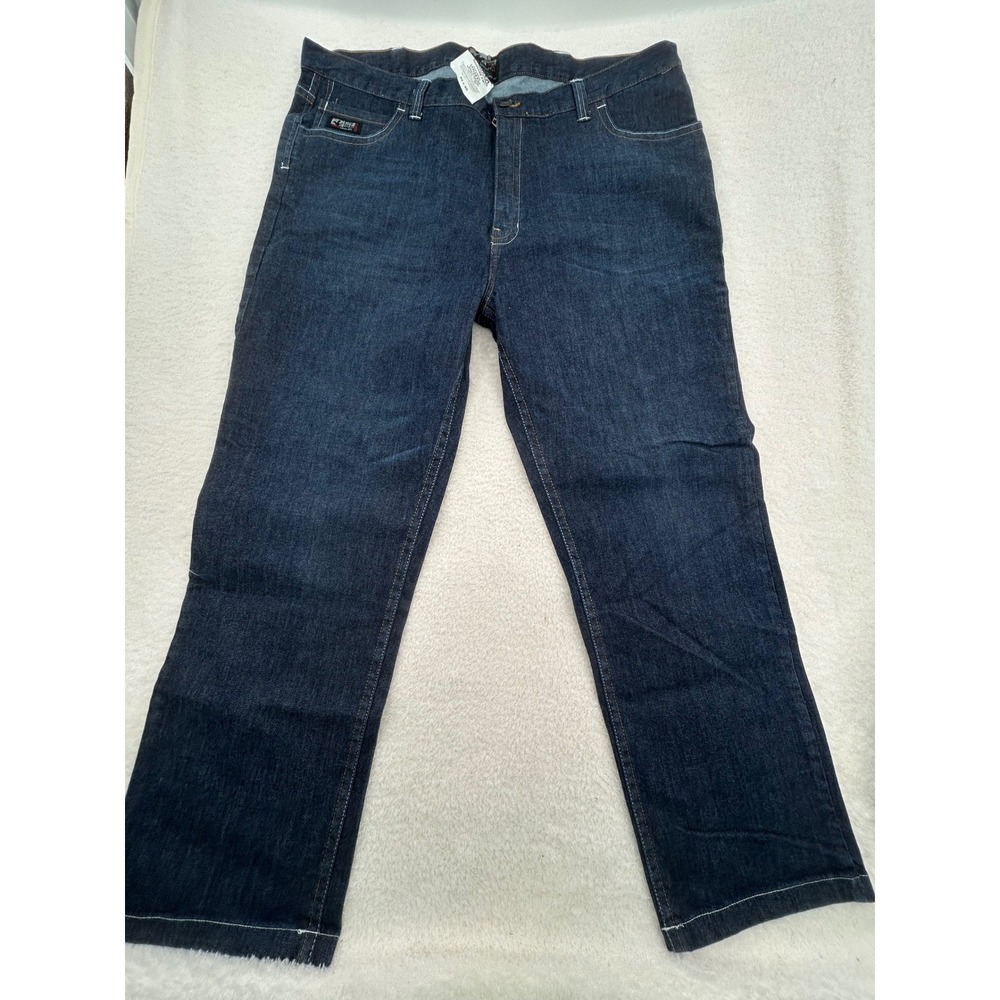 MCR Safety Summit FR Jeans Mens 44x30‎ Dark Wash Flame Resistant Work Pants P2D